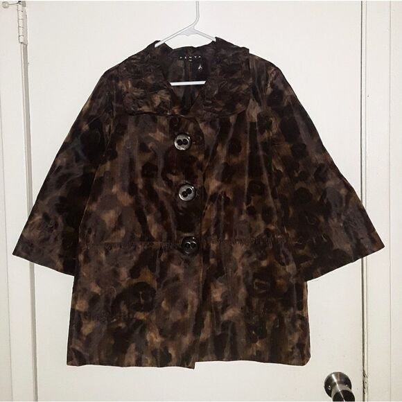 Penta Animal Print Dressy Jacket Size 12 - Picture 1 of 8